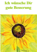 Ich wünsche Dir gute Besserung