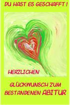 Herzlichen Glückwunsch zum Abi