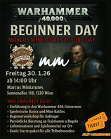 SOLD OUT Marcus Miniatures Warhammer 40k Beginner Day
