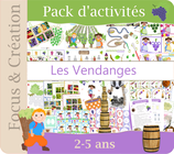 Pack d'activités - Les vendanges
