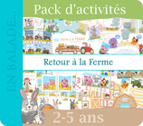 Pack  d'activités - Retour à la Ferme