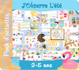 Pack d'activités - J'Observe L'été