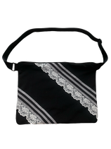 Standard Bag mit Spitze gestreift (Gurt verstellbar)
