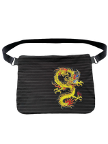Standard Bag gestreift mit Drachenpatch