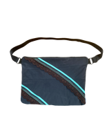 Standard Bag dunkelgrau mit Spitze gestreift (Gurt verstellbar)