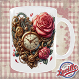 Mug St Valentin Steampunk Heart