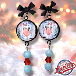 BO Cabochon longues Cocktail de Noël