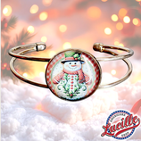 Bracelet Cabochon Snowman