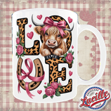 Mug St Valentin Love Leopard Cow