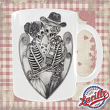 Mug St Valentin Skeleton Couple
