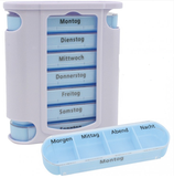 Tablettenbox Pillenbox Medikamentenbox Reise Box 7 Tage 4 Fächer