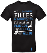 t-shirt "alibi" 2 filles