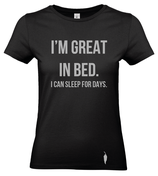 I'm great in bed.