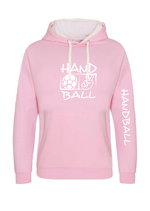 Kontrast-Kapuze HB240 Victory rosa/weiß