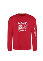 Handball Sweater Victory rot/weiß