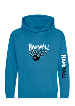 Hoodie HB 237 türkis/weiß/schwarz