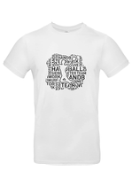 T-Shirt HB141b Words Woman weiß/schwarz