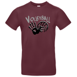 T-Shirt VB Match burgund/grau/schwarz
