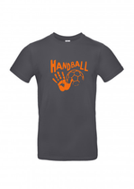 T-Shirt HB Match dunkelgrau/orange