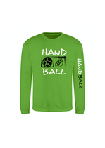 Handball Sweater Victory lime/weiß/schwarz