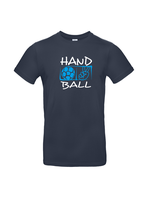 T-Shirt HB166 Victory schwarz/weiß/neonblau