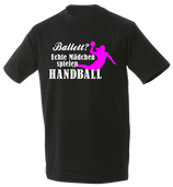 Handball Ballett schwarz/weiß/neonpink