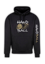 Hoodie HB218 Victory schwarz/weiß/gold