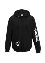 Kapuzenjacke HB139 Match 2 schwarz/weiß