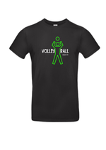 T-Shirt VB177 Play it schwarz/weiß/neongrün