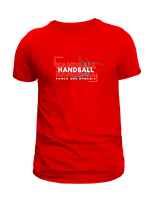 +T-Shirt HB229 Ballett rot/weiß/grau