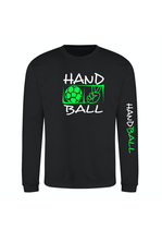 Handball Sweater Victory schwarz/weiß/neongrün HBS06