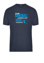 +T-Shirt HB247 Schule NEU marine/weiß/neonblau