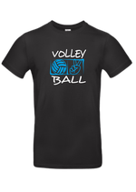 T-Shirt VB222 Victory schwarz/weiß/neonblau