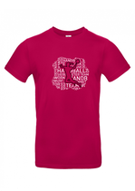 T-Shirt HB85 Words Woman pink/weiß/schwarz
