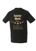 +T-Shirt HB112 Spielermutti schwarz/gold