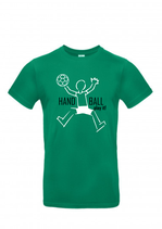 +T-Shirt HB184 Play it grün/schwarz/weiß
