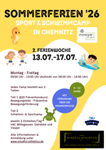 Sport & Schwimmcamp Chemnitz - Sommerferien ´26