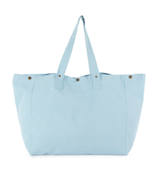 SAC CABAS SHOPPING EN COTON COULEUR DREAM BLUE