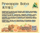 Classic Pineapple Flavor Boba (J-TB100)