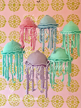 Häkelanleitung Leucht Qualle PDF | Lampe und Deko häkeln | Qualle mit Lichterkette | Anleitung Amigurumi Meerestiere