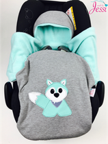 Decken fir an de Maxi Cosi (Fuus- Mint)