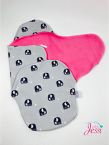 Decken fir an de Maxi Cosi (Glitzer Elefanten)