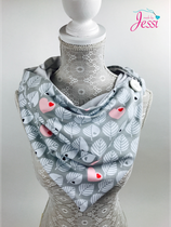 Wéckelschal hellgro