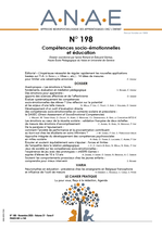 ANAE N° 198 - Compétences socio-émotionnelles et Education - Emotions et Cognition
