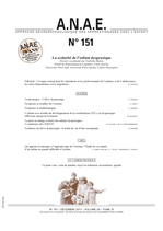 ANAE N° 151 - La scolarité des enfants dyspraxiques