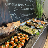 Vielseitiges Fischbuffet