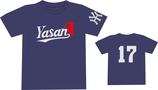 Tシャツ（前胸＋YH袖ﾏｰｸ＋背番号入り）