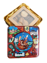 Boîte métal avec assortiment de sablés