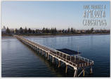 Christmas Greeting Card; Largs Bay Jetty