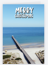 Christmas Greeting Card; Semaphore Jetty